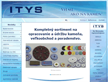 Tablet Screenshot of itys.sk